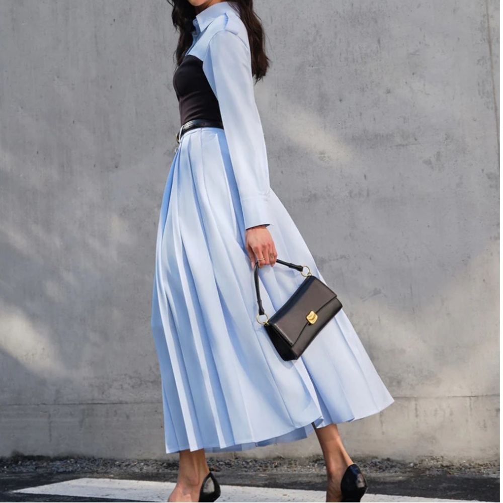 Commense Sky Blue Skirt